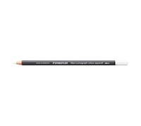 STAEDTLER Crayon aquarellable blanc - Crayon d’artiste soluble dans l’eau au format hexagonal - Mine de 3,6 mm, haute intensité de couleur et résistance à la lumière - Idéal pour la peinture aquarelle