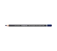 STAEDTLER Crayon aquarellable Bleu cobalt foncé - Crayon d’artiste soluble dans l’eau au format hexagonal - Mine de 3,6 mm, haute intensité de couleur et résistance à la lumière