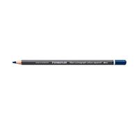 STAEDTLER Crayon aquarellable Bleu nuit - Crayon d’artiste soluble dans l’eau au format hexagonal - Mine de 3,6 mm, haute intensité de couleur et résistance à la lumière