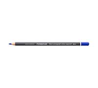 STAEDTLER Crayon aquarellable Bleu outremer - Crayon d’artiste soluble dans l’eau au format hexagonal - Mine de 3,6 mm, haute intensité de couleur et résistance à la lumière