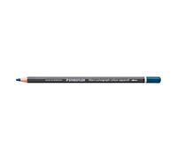 STAEDTLER Crayon aquarellable Bleu vert foncé - Crayon d’artiste soluble dans l’eau au format hexagonal - Mine de 3,6 mm, haute intensité de couleur et résistance à la lumière