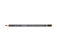 STAEDTLER Crayon aquarellable Brun Van Dyke - Crayon d’artiste soluble dans l’eau au format hexagonal - Mine de 3,6 mm, haute intensité de couleur et résistance à la lumière