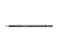 STAEDTLER Crayon aquarellable Gris chaud - Crayon d’artiste soluble dans l’eau au format hexagonal - Mine de 3,6 mm, haute intensité de couleur et résistance à la lumière