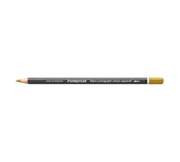 STAEDTLER Crayon aquarellable Ocre brun - Crayon d’artiste soluble dans l’eau au format hexagonal - Mine de 3,6 mm, haute intensité de couleur et résistance à la lumière