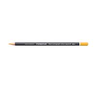 Staedtler Crayon aquarellable Ocre - Crayon d’artiste soluble dans l’eau au format hexagonal - Mine de 3,6 mm, haute intensité de couleur et résistance à la lumière