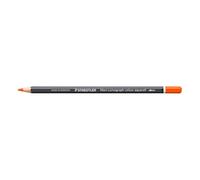 Staedtler Crayon aquarellable Orange - Crayon d’artiste soluble dans l’eau au format hexagonal - Mine de 3,6 mm, haute intensité de couleur et résistance à la lumière