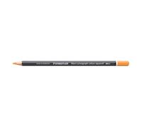 STAEDTLER Crayon aquarellable Orange jaune clair - Crayon d’artiste soluble dans l’eau au format hexagonal - Mine de 3,6 mm, haute intensité de couleur et résistance à la lumière