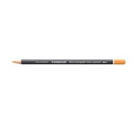 STAEDTLER Crayon aquarellable Orange jaune pastel - Crayon d’artiste soluble dans l’eau au format hexagonal - Mine de 3,6 mm, haute intensité de couleur et résistance à la lumière
