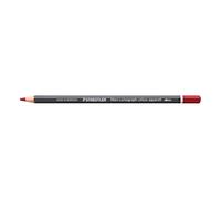 STAEDTLER Crayon aquarellable Rouge bordeaux - Crayon d’artiste soluble dans l’eau au format hexagonal - Mine de 3,6 mm, haute intensité de couleur et résistance à la lumière