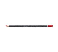 STAEDTLER Crayon aquarellable Rouge carmin - Crayon d’artiste soluble dans l’eau au format hexagonal - Mine de 3,6 mm, haute intensité de couleur et résistance à la lumière