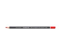 STAEDTLER Crayon aquarellable Rouge - Crayon d’artiste soluble dans l’eau au format hexagonal - Mine de 3,6 mm, haute intensité de couleur et résistance à la lumière