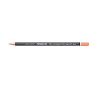 STAEDTLER Crayon aquarellable Saumon clair - Crayon d’artiste soluble dans l’eau au format hexagonal - Mine de 3,6 mm, haute intensité de couleur et résistance à la lumière