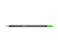 STAEDTLER Crayon aquarellable Vert feuille - Crayon d’artiste soluble dans l’eau au format hexagonal - Mine de 3,6 mm, haute intensité de couleur et résistance à la lumière