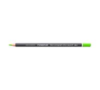 STAEDTLER Crayon aquarellable Vert jaune - Crayon d’artiste soluble dans l’eau au format hexagonal - Mine de 3,6 mm, haute intensité de couleur et résistance à la lumière