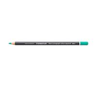 STAEDTLER Crayon aquarellable Vert phtalo clair - Crayon d’artiste soluble dans l’eau au format hexagonal - Mine de 3,6 mm, haute intensité de couleur et résistance à la lumière