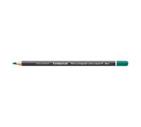 STAEDTLER Crayon aquarellable Vert phtalo foncé - Crayon d’artiste soluble dans l’eau au format hexagonal - Mine de 3,6 mm, haute intensité de couleur et résistance à la lumière