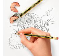 STAEDTLER Crayon papier avec gomme Noris HB