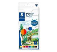 Staedtler Crayons de couleur de haute qualité pour artistes, Mine douce et tendre de 3 mm, Étui carton avec 12 couleurs différentes assorties, 146C C12