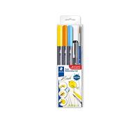 STAEDTLER Pinceaux Aquarelle Faciles - Oiseaux - Ensemble de 5