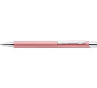 Staedtler Stylo à bille rétractable Elance 421 45-20, tige métallique, encre bleue indélébile, rose