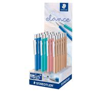 Staedtler elance Bleu Stylo à bille rétractable avec clip 20 pièce(s)