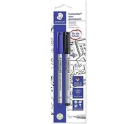 Staedtler Feutre Non Permanent F/0,6 Mm Bleu/Noir Lot De 2