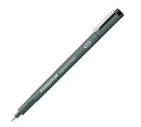 Staedtler Feutres Pigment Liner 308 Noir - Lot de 10