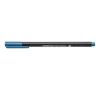 Staedtler Fineliner 334-63- Feutre Pointe Superfine 0,3 Mm Bleu Delft - lot de 10