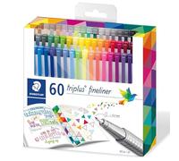 STAEDTLER Fineliner triplus 60 pièces