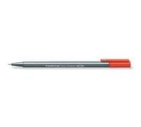 Staedtler Fineliner Triplus 334 – Lot de 3 – Pointe 0,3 mm – Rouge