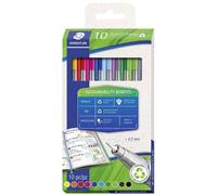 Staedtler Fineliner Triplus, Étui Carton De 10