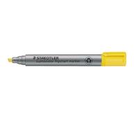 Staedtler Flipchart 356 B-1 Lumocolor Marqueurs à pointe biseautée à séchage rapide et faible odeur qui ne traverse pas le papier - 10 marqueurs à carreaux dans une boîte pliante