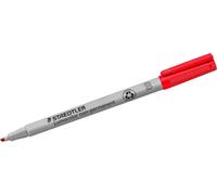 STAEDTLER Folienstift Lumocolor non-perm B rot 10 Stück