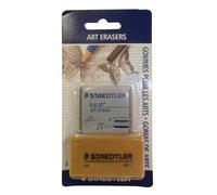 Staedtler Gommes artistiques – Étui blister, 1 gomme mie de pain + 1 gomme artistique