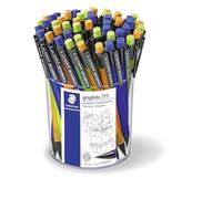 STAEDTLER Graphite 777 - Gobelet 50 Porte-Mines 0,7 Mm Assortis