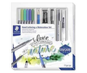 Staedtler Handlettering + set d'aquarelle ass (11)