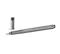 Staedtler Feutre pointe fine Pigment Liner 0,2 mm – Pointe métal – Encre noire résistante aux UV