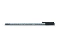 STAEDTLER Lot de 10 Feutres Fineliner Triplus tracé 0,3 mm noir