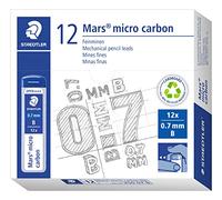 Mine Staedtler Mars Micro Carbon 250 07-B Pour Porte-Mine 0,7 Mm B - Lot De 12 Pcs