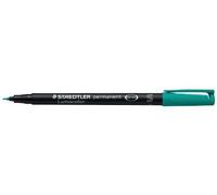 STAEDTLER Lot de 12 Lumocolors marqueur permanent 313S, vert