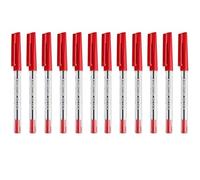 STAEDTLER Lot de 12 stylos à bille à pointe moyenne 0,5 mm 430 m Encre rouge
