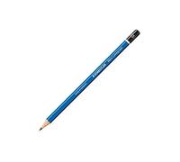STAEDTLER Lot de 3 Crayons Papier Mars Lumograph 100 Mine 2 mm Bleu 5H