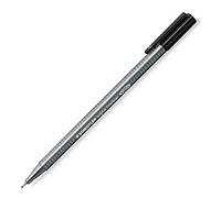 Staedtler – Feutre Triplus FineLiner 334 – Pointe SuperFine 0,3 mm – Noir