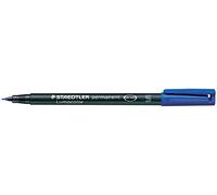 STAEDTLER Lot de 3 Lumocolors marqueur permanent 313S, bleu