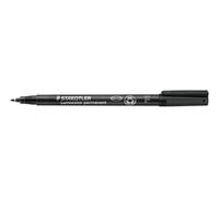 STAEDTLER Lot de 3 Marqueurs permanent "Lumocolor 318F" pointe fine noir