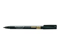 STAEDTLER Lot de 3 Marqueurs permanent spécial "Lumocolor 319M" Pte 1 mm Noir