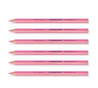 Staedtler Lot De 6 Crayons Surligneur À Sec Textliner Dry Mine 4 Mm Rose