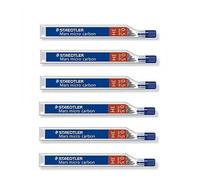 Staedtler Lot De 6 Etuis De 12 Mines "Mars Micro Carbon" 0,5 Mm 3h