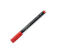 STAEDTLER Lot de 6 Lumocolors marqueur permanent 318F, rouge