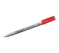 STAEDTLER Lot de 6 marqueurs non-permanent "Lumocolor 315" Moyen 1 mm Rouge
